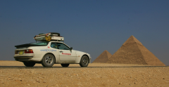 Porsche 944 på ekspedisjon i Afrika