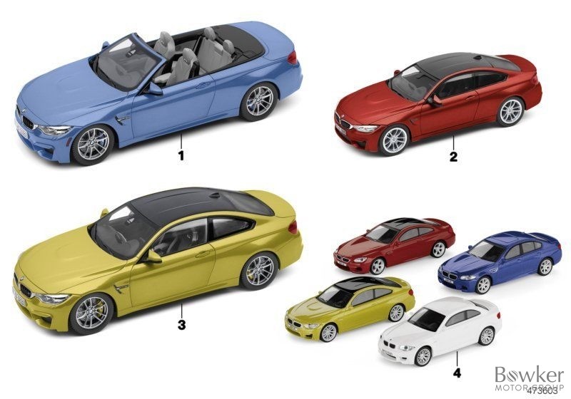 BMW Genuine Set Miniature Model M Car Collection DieCast Cars 80452365554 Max 800W (1.64 Scale).JPG